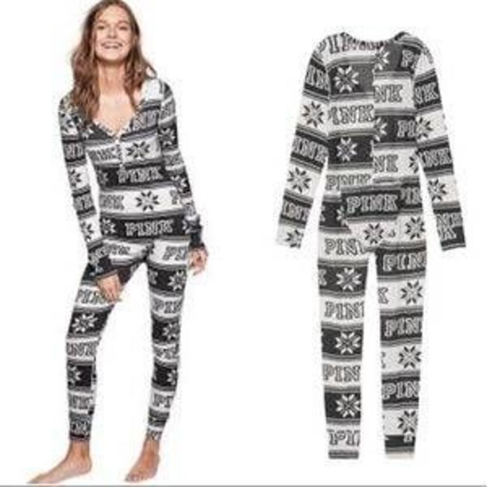 Pink by VS Fair Isle Jumpsuit‎